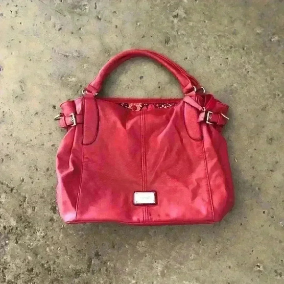 NINE WEST Red Purse Flower Lining - Picture 2 of 6